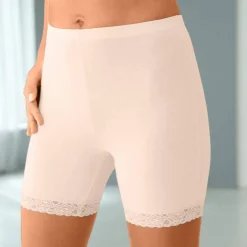 Culotte panty coton et dentelle - lot de 2