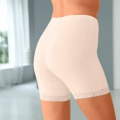 Culotte panty coton et dentelle - lot de 2