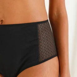 Culotte pour fuites urinaires en coton biologique (**) lavable - flux abondant