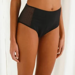 Culotte pour fuites urinaires en coton biologique (**) lavable - flux abondant