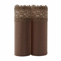 Culotte supermaxi coton stretch ceinture dentelle - lot de 2