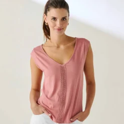 Débardeur bande macramé