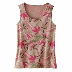 Débardeur imprimé tropical