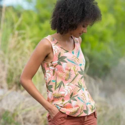 Débardeur imprimé tropical