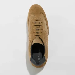 Derbies cuir à lacets détails perforés