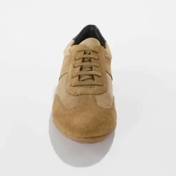 Derbies cuir à lacets détails perforés