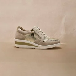 Derbies à lacets largeur confort, petit compensé