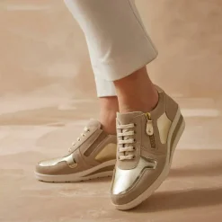 Derbies à lacets largeur confort, petit compensé