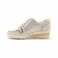 Derbies à lacets largeur confort, petit compensé