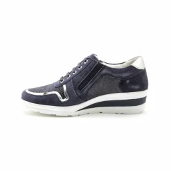 Derbies à lacets largeur confort, petit compensé