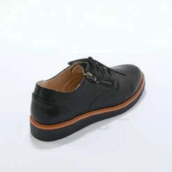Derbies légères à lacets, semelle compensée crantée