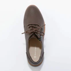 Derbies légères à lacets, semelle compensée crantée