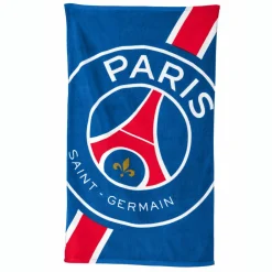 Drap de bain enfant PSG®, éponge et velours coton - 320g/m2