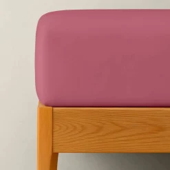 Drap-housse irrétrécissable uni coton