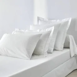 Drap-housse uni coton bonnet 32 cm