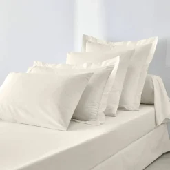 Drap-housse uni coton bonnet 32 cm