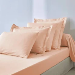 Drap-housse uni coton bonnet 32 cm