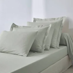 Drap-housse uni coton bonnet 32 cm