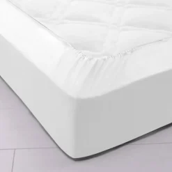 Drap-housse uni coton grands bonnets 40 cm