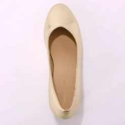 Escarpins bout arrondi cuir lisse