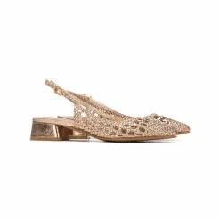 Escarpins slingback tressés
