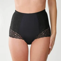 Gaine affinante plastron dentelle - maintien