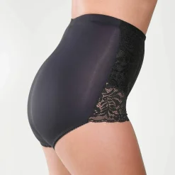 Gaine affinante plastron dentelle - maintien