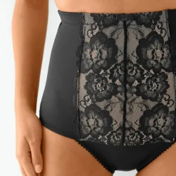 Gaine serre-taille dentelle amincissante