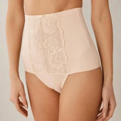 Gaine serre-taille dentelle amincissante