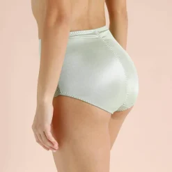 Gainette maille satinée et dentelle Avila - lot de 2