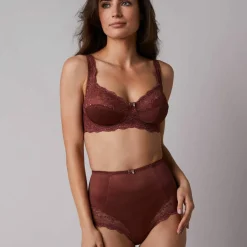 Gainette maille satinée et dentelle Salford - lot de 2