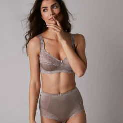Gainette maille satinée et dentelle Salford - lot de 2