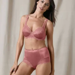 Gainette maille satinée et dentelle Salford - lot de 2