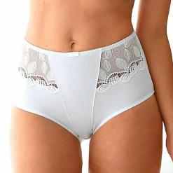 Gainette microfibre et guipure Rima - lot de 2