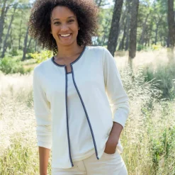 Gilet bicolore sans boutons