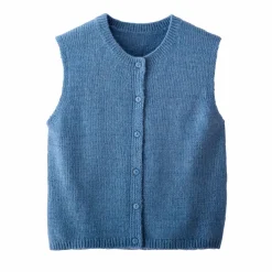 Gilet boutonné sans manches