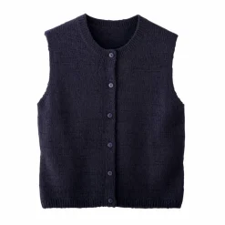 Gilet boutonné sans manches