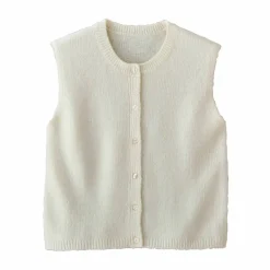 Gilet boutonné sans manches