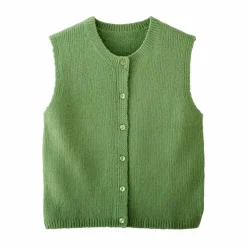 Gilet boutonné sans manches