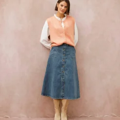 Gilet boutonné sans manches