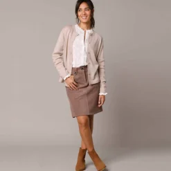 Gilet boutons fantaisie, toucher doux