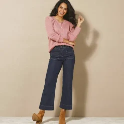 Gilet boutons fantaisie, toucher doux