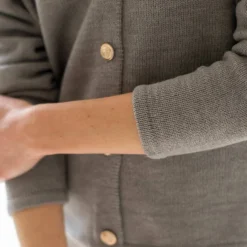 Gilet à boutons officier, volume loose