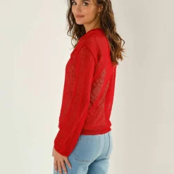 Gilet en maille fantaisie