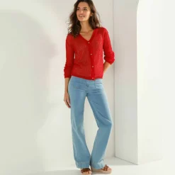 Gilet en maille fantaisie