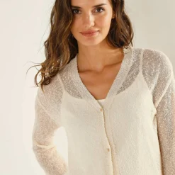 Gilet en maille fantaisie