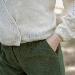 Gilet forme cache-coeur toucher doux
