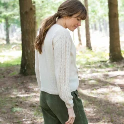 Gilet forme cache-coeur toucher doux