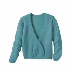 Gilet forme cache-coeur toucher doux