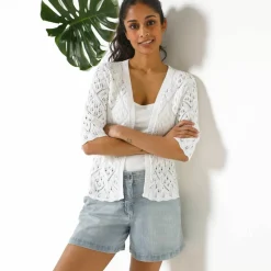 Gilet maille fantaisie